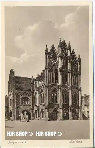 um 1920/1930 Ansichtskarte  „ Rathaus“ , ungebrauchte Karte