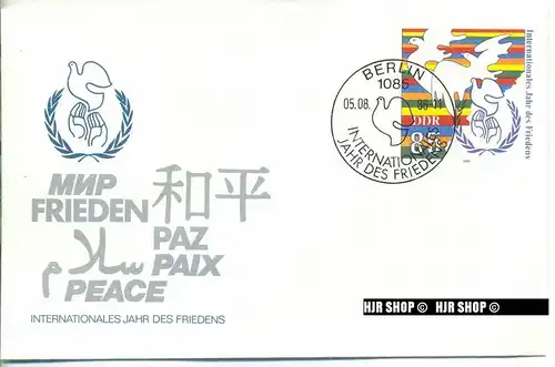 ETB 3 / 1986  , MiNr. 3036, Jahr des Friedens