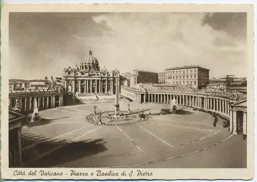 Postkarte: Citta del Vaticano Piazza e Basilica di S. Pietro