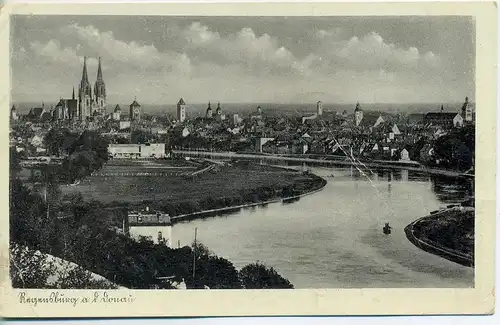 Postkarte: Regensburg a. d. Donau