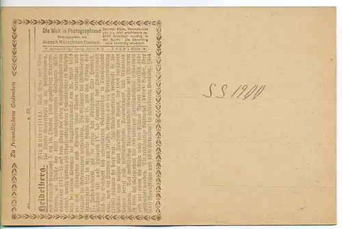 Postkarte: Heidelberg- Universität