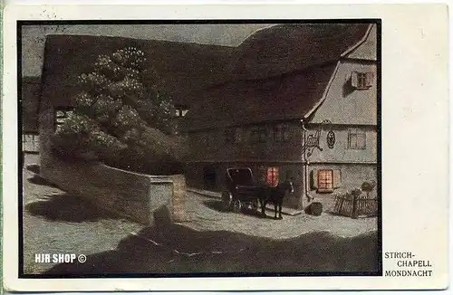Postkarte von Berlin nach Döbeln  gelaufen, frankiert, 1913