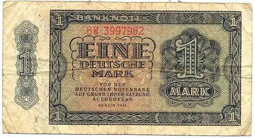 Banknote DDR, Deutsche Notenbank 1948