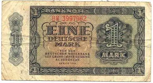 Banknote DDR, Deutsche Notenbank 1948