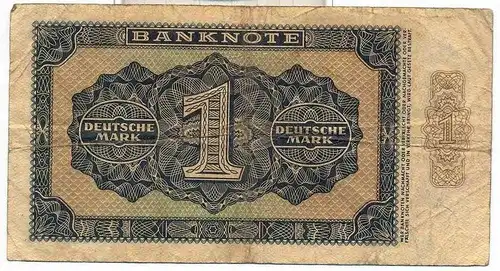 Banknote DDR, Deutsche Notenbank 1948