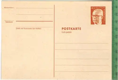 1971/72, P103, 40Pf. Erhaltung: I-II,  Karte wird in Klarsichthülle verschickt.(H)