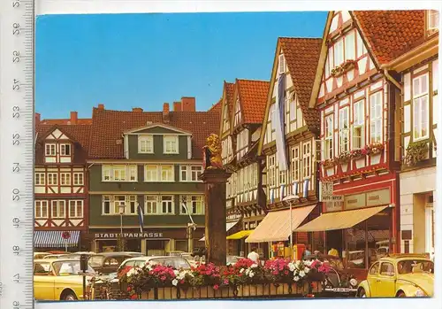 Celle – Großer Plan, um 1980, Verlag: Bild-Druck & Verlag GMBH, Postkarte mit Frankatur, mit Stempel,  Erhaltung: I-II