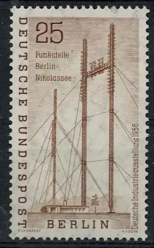 1956 , Berlin (West) MiNr. 157 ** Erhaltung: I-II