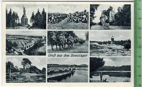 Gruß aus dem Sennelager um 1930/1940 Verlag: Hermann Lorch Nr. 9678, Dortmund, POSTKARTE Erhaltung: I-II Karte wird in K