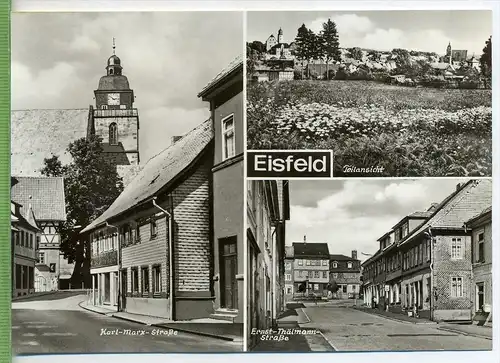 Eisfeld, Dreifelderkarte um 1970/1980, Verlag: Straub & Fischer, Meiningen, Postkarte ,  Erhaltung: I-II
