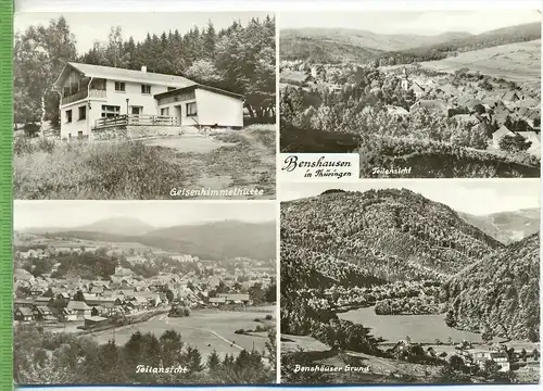 Benshausen um 1960/1970 Verlag: Straub & Fischer, Meiningen, Postkarte   Erhaltung: I-II Karte wird in Klarsichthülle ve