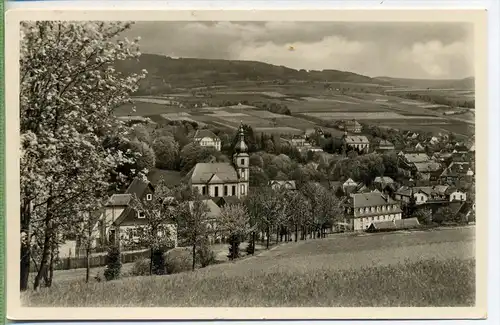 Gersfeld-Rhön mit Eube im Frühling um 1950/1960, Verlag: Hilde Seifert-Eckern,  Postkarte mit Frankatur, mit Stempel