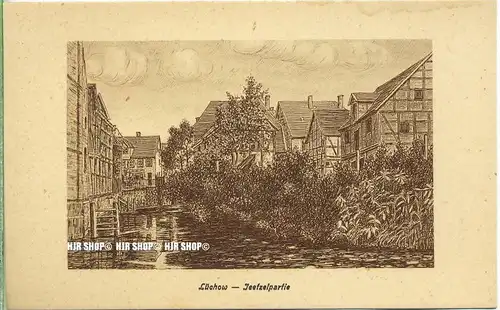 „Lüchow-Jeetzelpartie“   um 1920/1930,  Ansichtskarte, ungebrauchte Karte