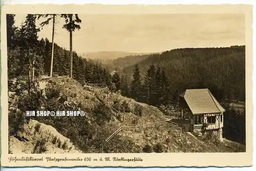 „Pfalzgrafenweiler, Nördlingerhütte“ um 1930/1940  ANSICHTSKARTE,  mit Frankatur, mit Stempel,