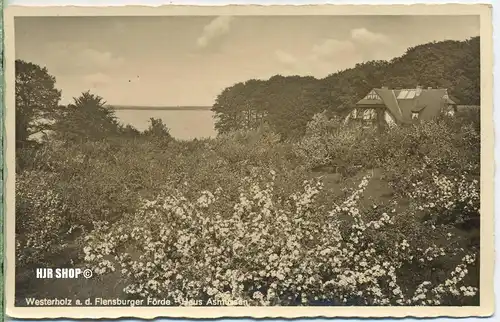 um 1920/1930 Ansichtskarte " Haus Asmussen ", ungebrauchte Karte