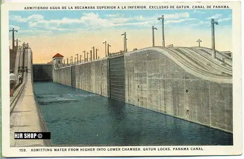 um 1920/1930 Ansichtskarte "Canal de Panama"