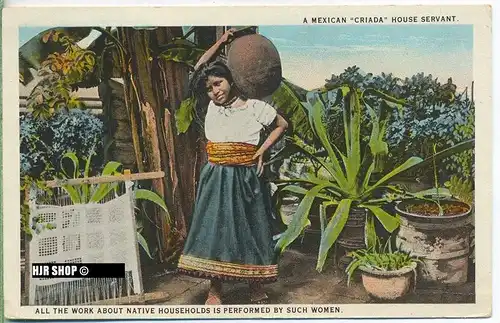 um 1920/1930 Ansichtskarte "Mexikanerin"