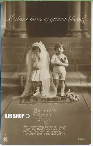 Postkarte:  O dass sie ewig grünen bliebe! 3584