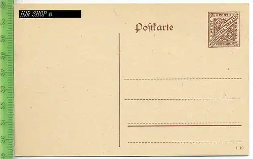 Postkarte, K. Württ. Amtlicher Verkehr , ungel. postfrisch, Fünfeinhalb Pfennig