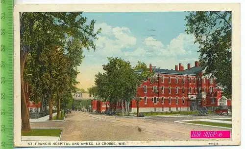St. Francis Hospital And Annex, La Crosse, Wis., gel. 28.09.1938 / La Crosse,