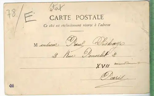 Moisson, prés La Roche-Guyon- Facade du Chalet 1905, Verlag: ---, POSTKARTE mit Frankatur, mit Stempel  5.10.05