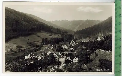 Bad Teinach , 1934, Verlag: Emil Rotn, Esslingen, Postkarte mit Frankatur,  mit Stempel, BAD TEINACH , 19.6.34