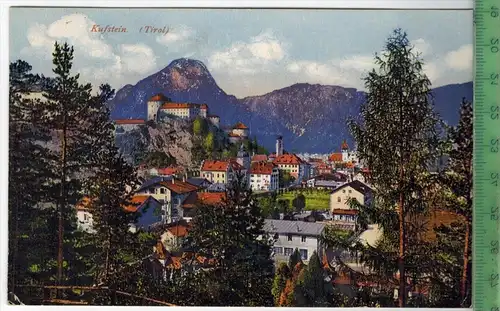 Kufstein, Tirol, Verlag: Purger & Co., München, Postkarte,  Frankatur  und Stempel, KUFSTEIN 13.VIII. 1927