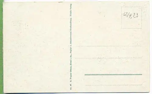 Oybin vom Töpfer gesehen, um 1920/1930, Verlag: E. Wagner Söhne, Zittau, Postkarte  Erhaltung: I-II