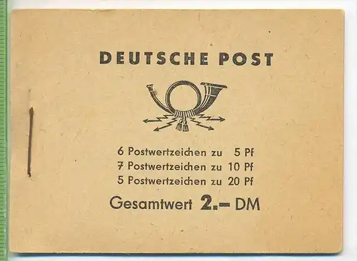 1955/1960, Fünfjahrplan, MH.- MiNr. 3 **  III 18 185 LP244161, etwas Gebrauchtspuren,   Zustand: I-II