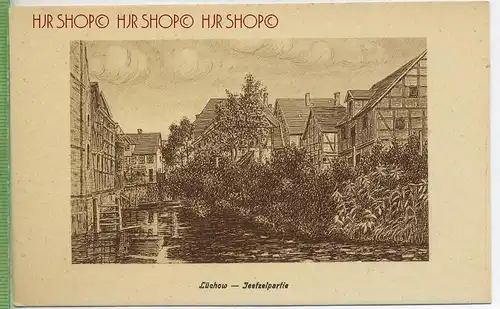 Lüchow-Jeetzelpartie um 1900/1910,  Verlag:  ---,  Postkarte, unbenutzte Karte ,  Erhaltung: I-II Karte