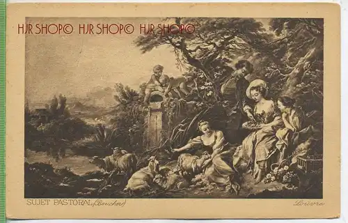 SUJET PASTORAL (Boucher) um 1900/1910,  Verlag:  ---,  Postkarte, unbenutzte Karte ,  Erhaltung: I-II Karte