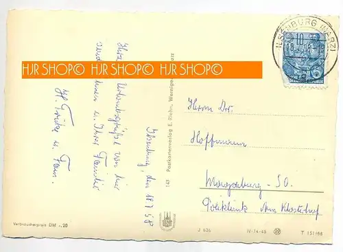 Ilsenburg/Harz – Am Forellenteich,  Verlag: E. Riehn. Wernigerode. POSTKARTE ,  mit Frankatur, mit Stempel, Ilsenburg