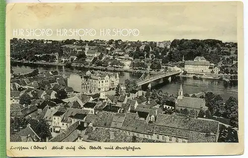 Crossen (Oder) Blick auf die Stadt, um 1930/1940,  Verlag: Emil Koch, Crossen/Oder  , POSTKARTE , mit Frankatur,