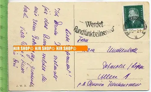 „Berlin, Lustgarten, Altes Museum“  um 1920/1930    Ansichtskarte,  mit Frankatur, mit Stempel, Berlin-Charlottenburg 26