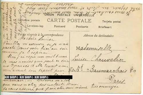 „Blumen“  um 1900/1910  ANSICHTSKARTE,  mit Frankatur, mit Stempel