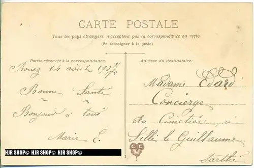 „Rose“  um 1900/1910  ANSICHTSKARTE,  mit Frankatur, mit Stempel