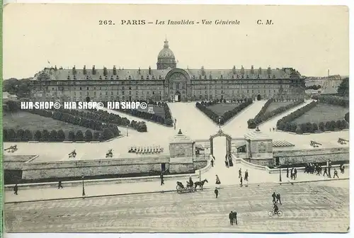 „Les Invalides“  um 1900/1910 Ansichtskarte,  ungebrauchte Karte