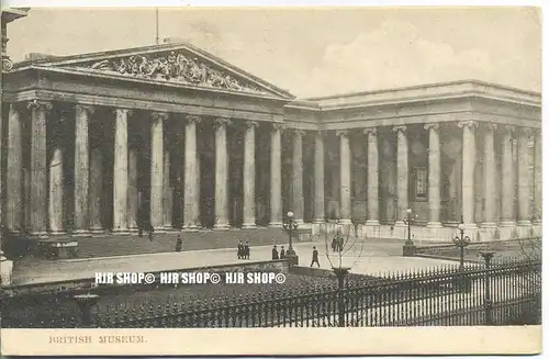 „British Museum“ um 1900/1910  ANSICHTSKARTE,  mit Frankatur, mit Stempel,