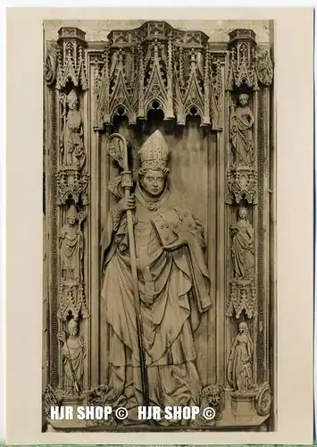 um 1920/1930 Ansichtskarte,  „Der Dom,Grabmal des Erzbischos Johann II v. Nassau 1419“  ungebrauchte Karte