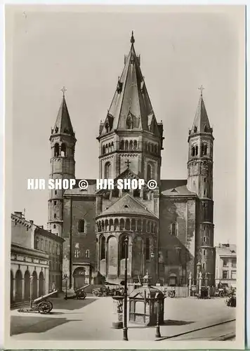 um 1920/1930 Ansichtskarte,  „Der Dom, Außenansicht des Ostbaues“  ungebrauchte Karte