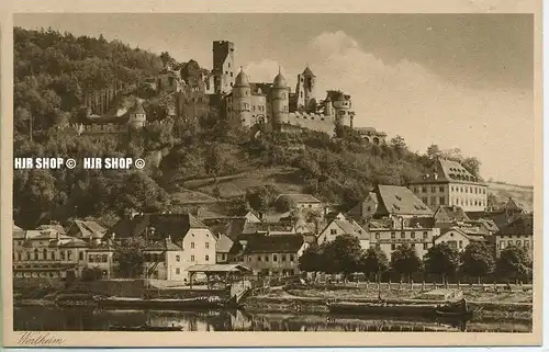 um 1920/1930 Ansichtskarte  „Wertheim am Main“ , ungebrauchte Karte