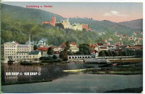 um 1910/1920 Ansichtskarte, FELDPOST „ Heidelberg a. Neckar“ mit Stempel
