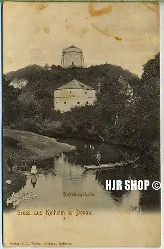 Postkarte, Kehlheim, Befreiungshalle