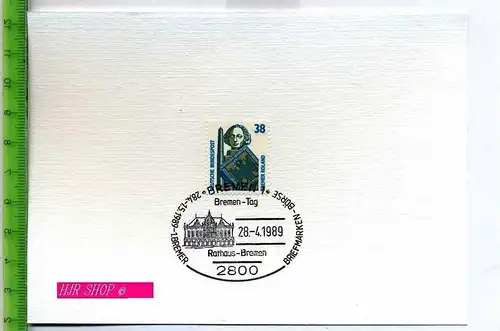 Bremen, Briefmarken-Börse 28.04.1989
