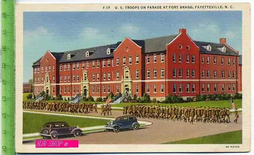 F.17 U.S. Troops on Parade at Fort Bragg, Fayetteville, N.C., ungel.