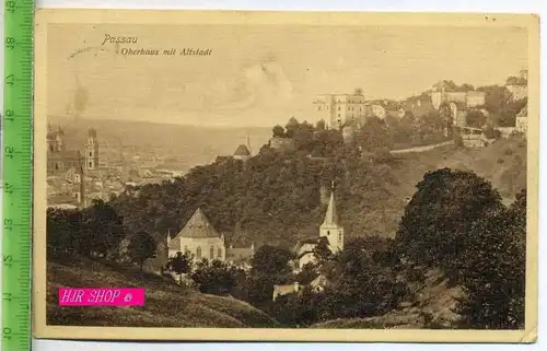 Passau Oberhaus mit Altstadt gel. Juli 1911