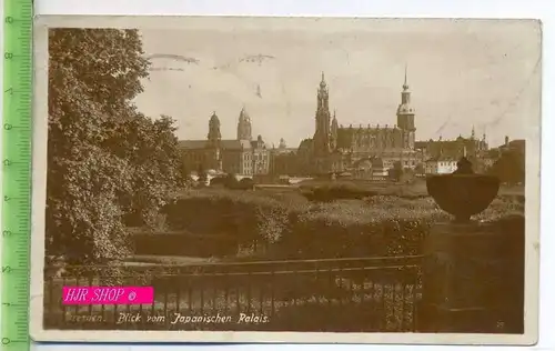 Dresden. Blick vom Japanischen Palais. gel. 24.08.1929