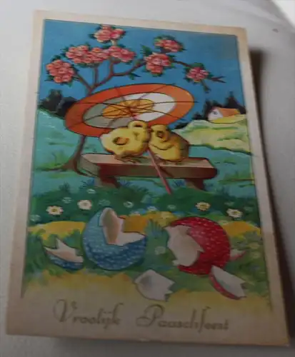 Paaschfest, Verlag: -----,  Postkarte, unbenutzte Karte, 14 cm x 9 cm, Erhaltung:I-II, Karte wird in Klarsichthülle