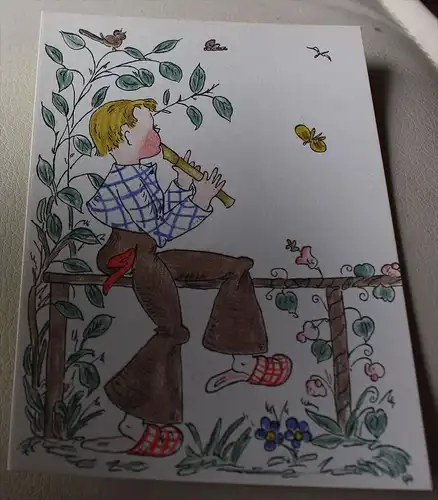 Kinderkarte, Verlag: -Meindl & Kittsteiner München Pasing, Postkarte, unbenutzte Karte, 15 cm x 10,5 cm, Erhaltung: I-II