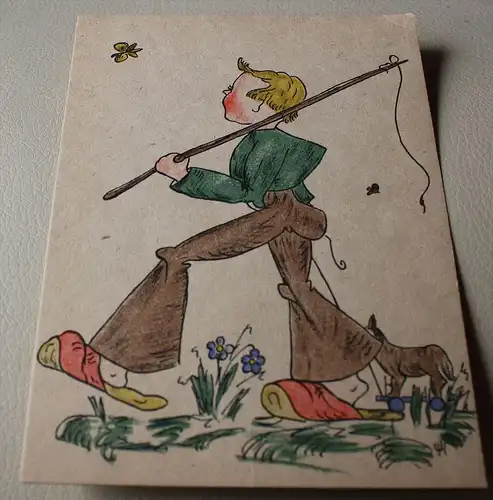 Kinderkarte, Verlag: -Meindl & Kittsteiner München Pasing,  Postkarte, unbenutzte Karte, 15 cm x 10,5 cm,